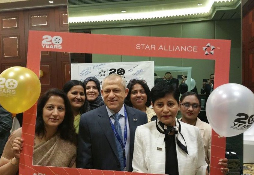 Celebration of the Star Alliance 20th Anniversary at DXB