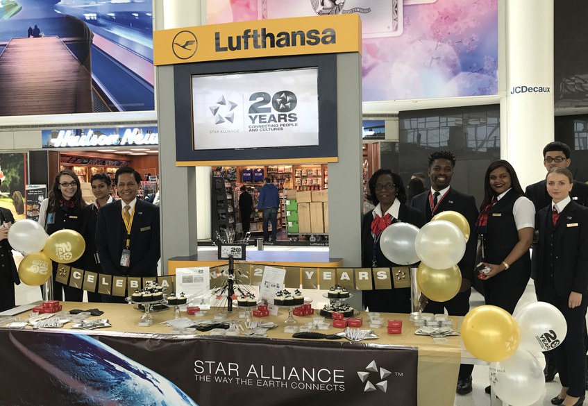Celebration at JFK