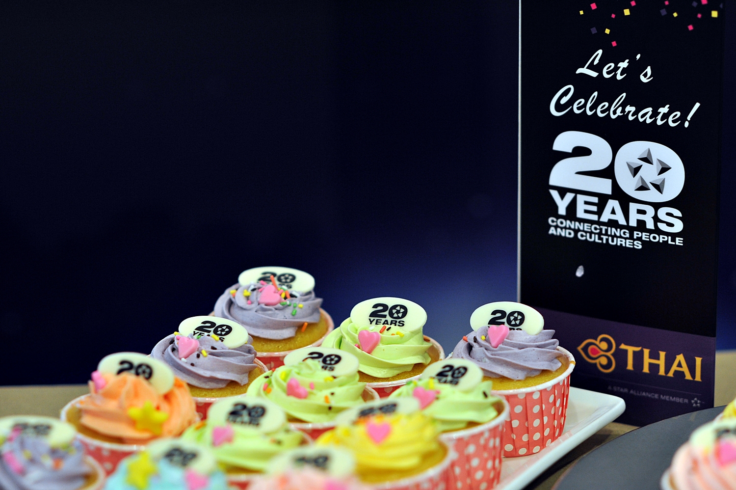 Thai Airways Lounge Celebrations
