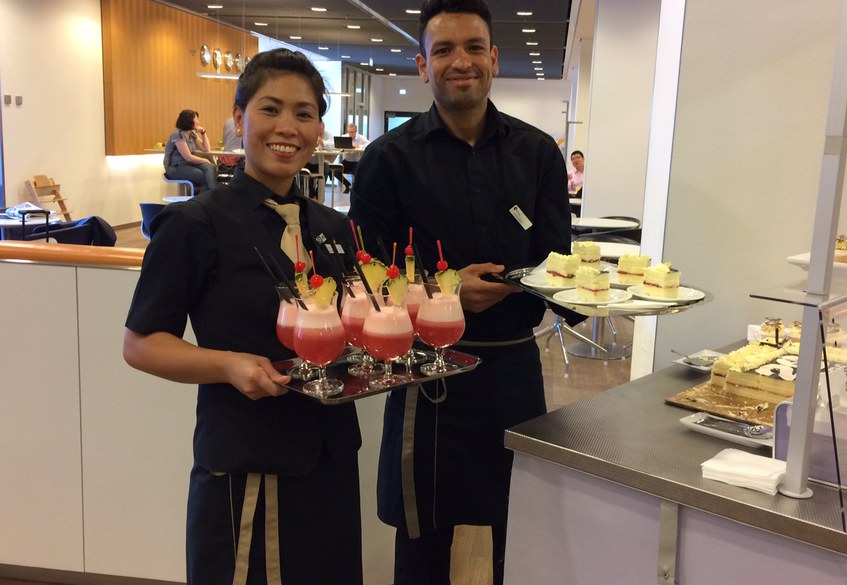 Lufthansa Lounge Celebrations