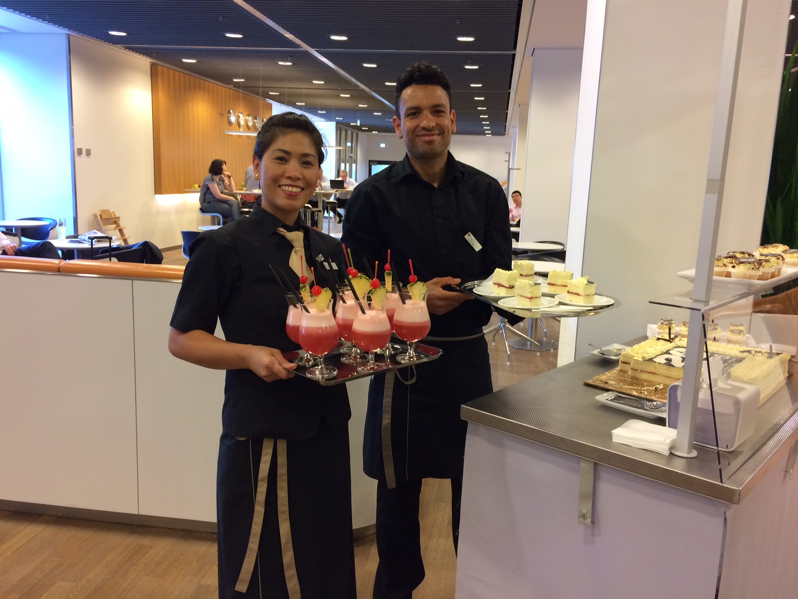 Lufthansa Lounge Celebrations