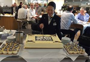 Lufthansa Lounge Celebrations