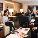 The First Class experience in Star Alliance Lounge LAX