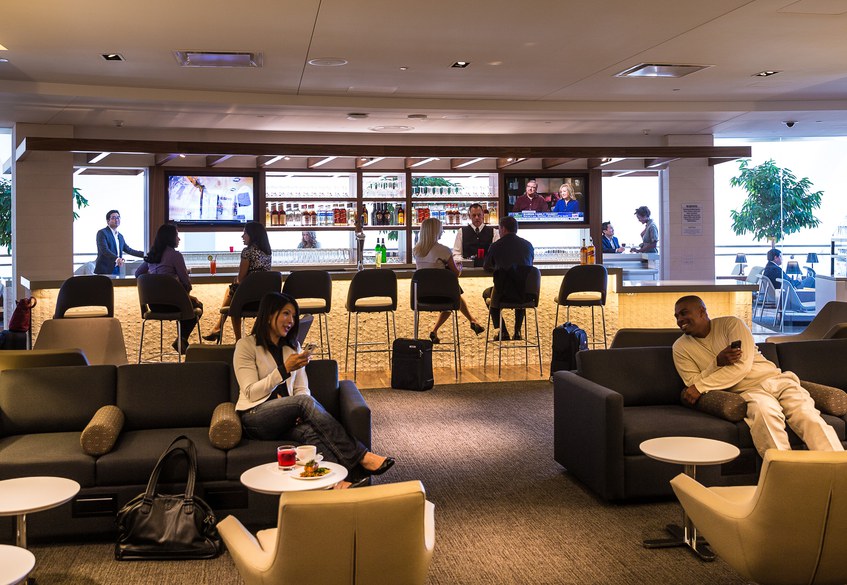 Star Alliance lounge at LAX – Business Class section