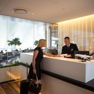 Star Alliance lounge in LAX – Front Desk