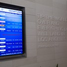 Star Alliance LAX lounge – information board