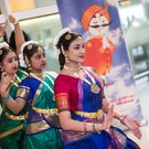 Indian dancing at Heathrow Terminal 2