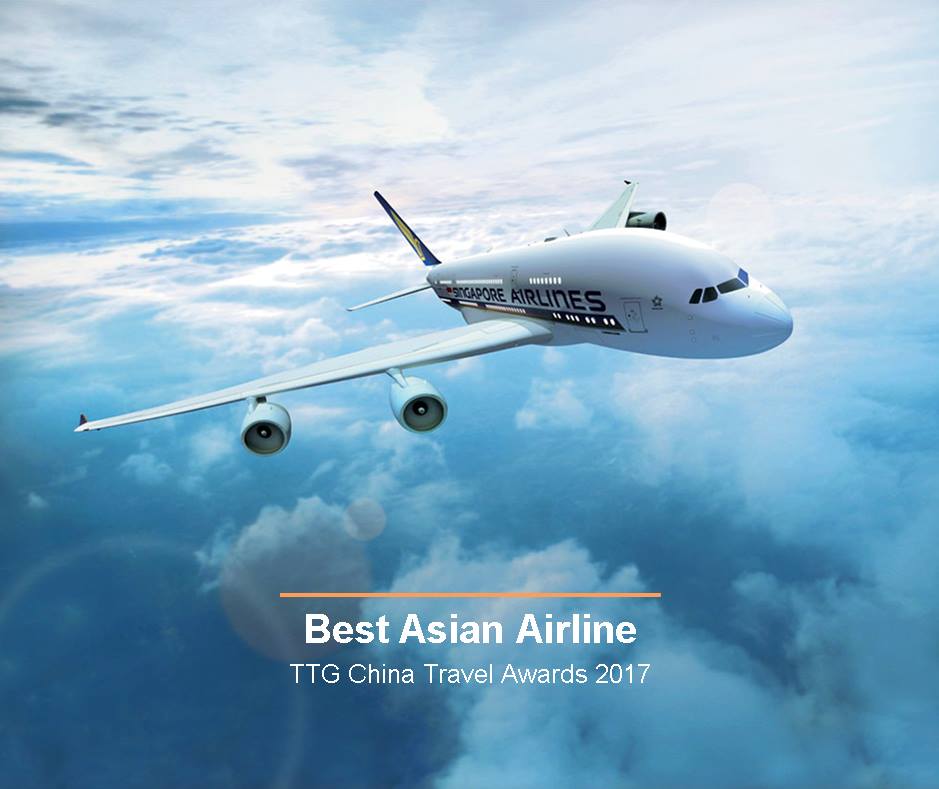 Singapore Airlines awarded "Best Asian Airline"